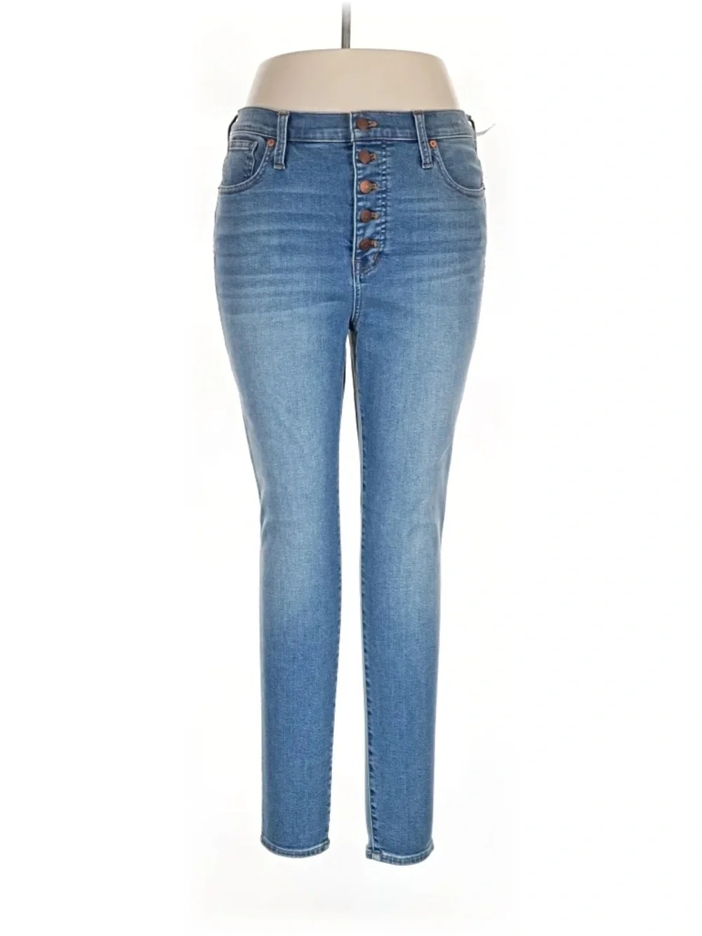 Madewell High-Rise Skinny Button-Fly Jeans